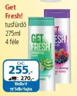 ÁRKLUB Get Fresh! tusfürdő ajánlat