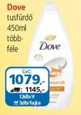 ÁRKLUB Dove tusfürdő ajánlat