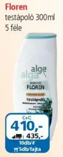 ÁRKLUB Floren testápoló ajánlat