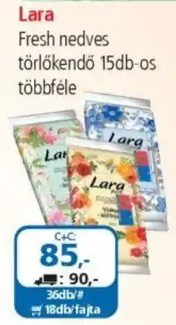 ÁRKLUB Lara Fresh nedves törlőkendő ajánlat