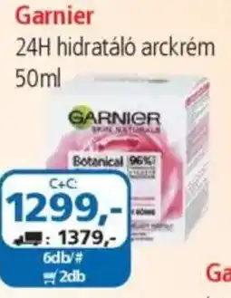 ÁRKLUB Garnier 24H hidratáló arckrém ajánlat