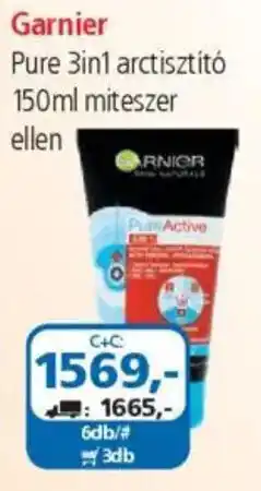 ÁRKLUB Garnier Pure 3in1 arctisztító ajánlat