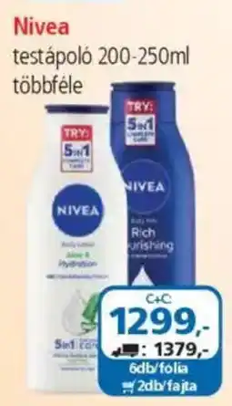 ÁRKLUB Nivea testápoló ajánlat
