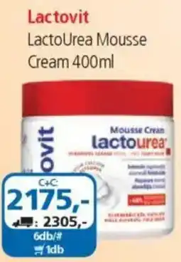 ÁRKLUB Lactovit LactoUrea Mousse Cream ajánlat