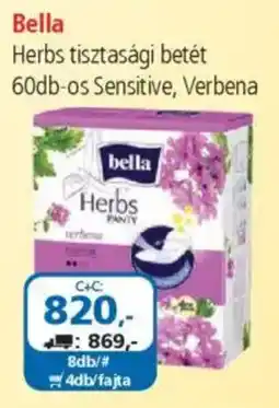 ÁRKLUB Bella Herbs tisztasági betét ajánlat