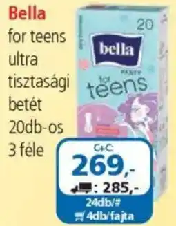 ÁRKLUB Bella for teens ultra tisztasági betét ajánlat