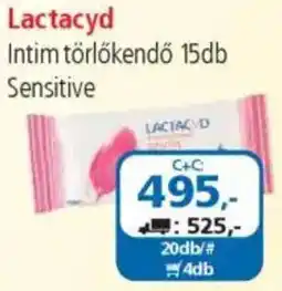 ÁRKLUB Lactacyd Intim törlőkendő ajánlat