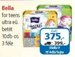 ÁRKLUB Bella for teens ultra eü. betét ajánlat