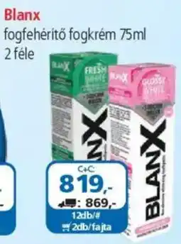 ÁRKLUB Blanx fogfehérítő fogkrém ajánlat