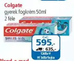 ÁRKLUB Colgate gyerek fogkrém ajánlat