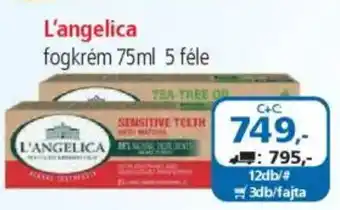 ÁRKLUB L'angelica fogkrém ajánlat