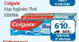 ÁRKLUB Colgate Max fogkrém ajánlat