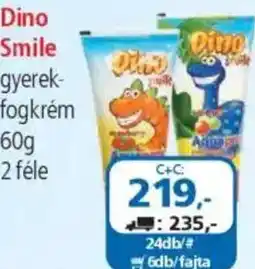 ÁRKLUB Dino Smile gyerek- fogkrém ajánlat
