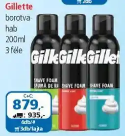 ÁRKLUB Gillette borotva- hab ajánlat