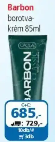 ÁRKLUB Barbon borotva- krém ajánlat