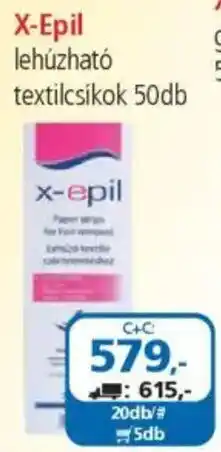 ÁRKLUB X-Epil lehúzható textilcsíkok ajánlat