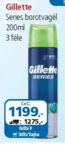 ÁRKLUB Gillette Series borotvagél ajánlat