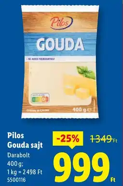 Lidl Pilos Gouda sajt ajánlat
