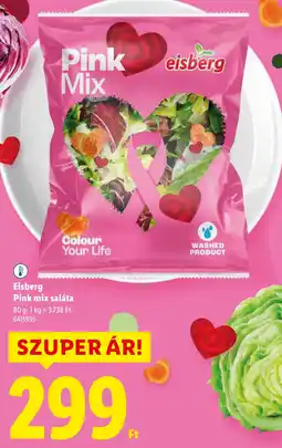 Lidl Eisberg Pink mix saláta ajánlat