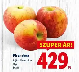 Lidl Piros alma ajánlat