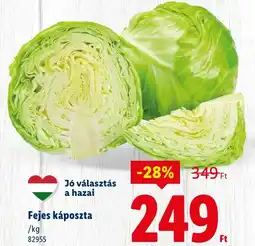 Lidl Fejes káposzta ajánlat
