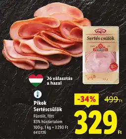 Lidl Pikok Sertéscsülök ajánlat