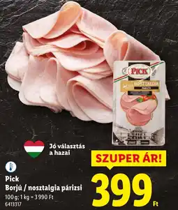 Lidl Pick Borjú / nosztalgia párizsi ajánlat