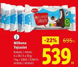 Lidl Milbona Tejszelet ajánlat