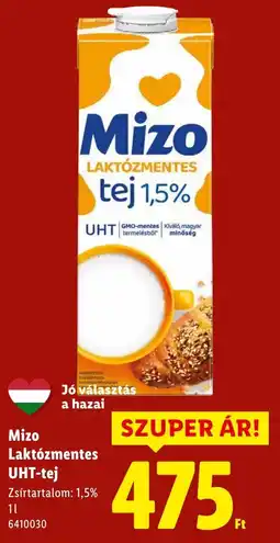 Lidl Mizo Laktózmentes UHT-tej 1,5% ajánlat