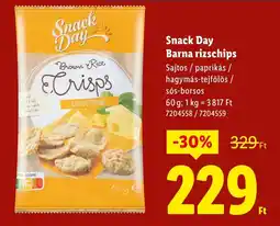 Lidl Snack Day Barna rizschips ajánlat