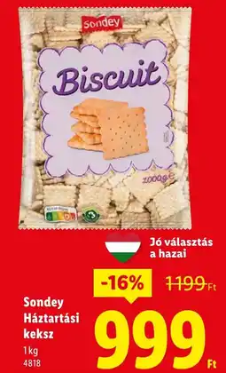 Lidl Sondey Háztartási keksz ajánlat