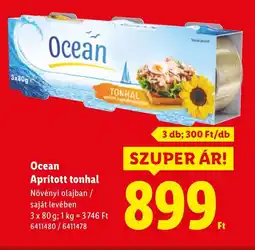 Lidl Ocean Aprított tonhal ajánlat