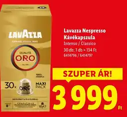 Lidl Lavazza Nespresso Kávékapszula ajánlat