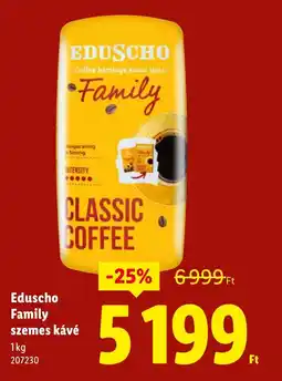 Lidl Eduscho Family szemes kávéś ajánlat