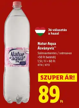 Lidl Natur Aqua Ásványvíz ajánlat