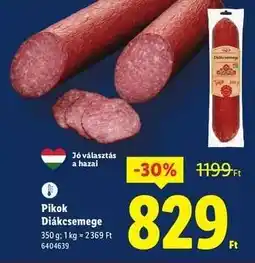 Lidl Pikok Diákcsemege ajánlat