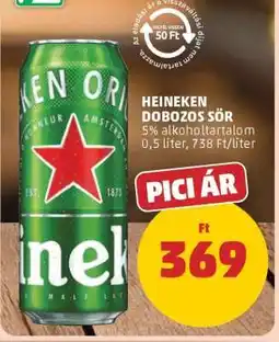 PENNY Heineken Dobozos Sör ajánlat