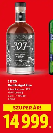 Lidl 327 XO Double Aged Rum ajánlat
