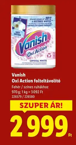 Lidl Vanish Oxi Action folteltávolító ajánlat