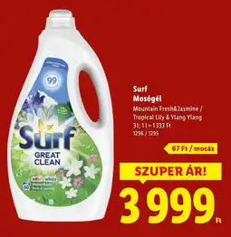 Lidl Surf Mosógél ajánlat