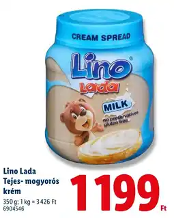 Lidl Lino Lada Tejes- mogyorós krem ajánlat