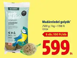 Lidl Madáreledel golyók ajánlat