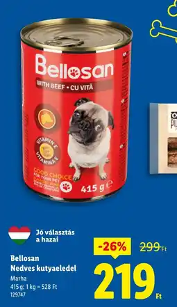 Lidl Bellosan Nedves kutyaeledel ajánlat