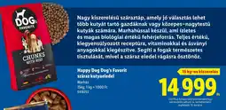 Lidl Happy Dog Dog's Favorit száraz kutyaeledel ajánlat