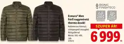 Lidl Esmara Men Férfi nagyméretű thermo dzseki ajánlat