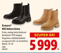 Lidl Esmara Női bokacsizma ajánlat