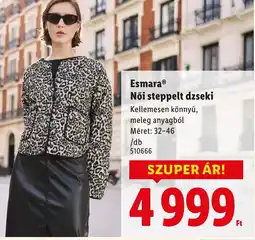 Lidl Esmara Női steppelt dzseki ajánlat