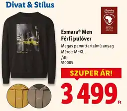 Lidl Esmara Men Férfi pulóver ajánlat