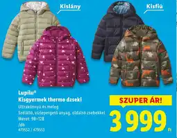 Lidl Lupilu Kisgyermek thermo dzseki ajánlat