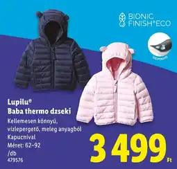Lidl Lupilu Baba thermo dzseki ajánlat